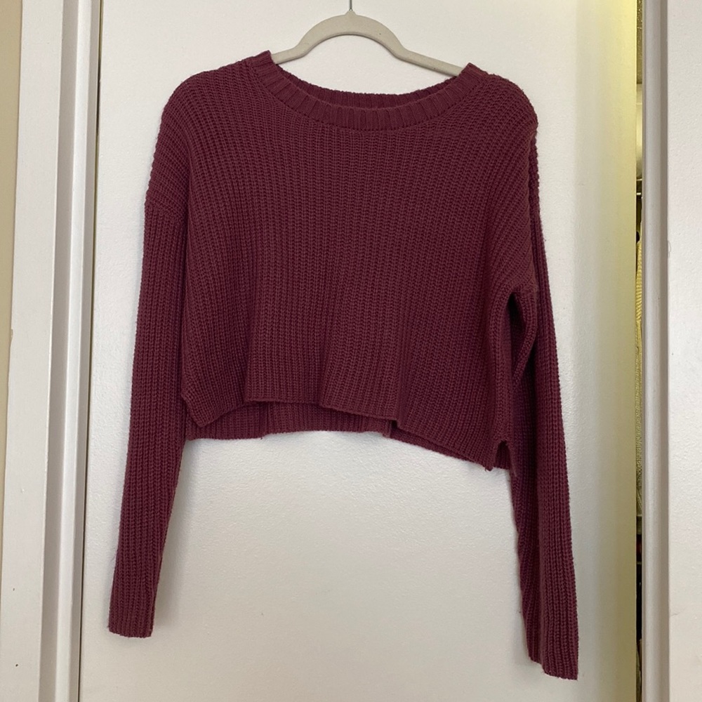 Cropped sweater